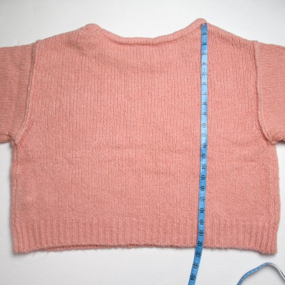 NWOT 💗 Anthropologie Maeve Boatneck Sweater Peach Pink - 1X (Plus) - Picture 5 of 8
